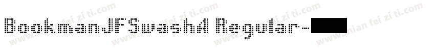 BookmanJFSwashA Regular字体转换